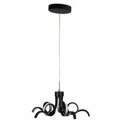 Oriel Lighting Indoor Pendants Noodle LED Pendant Light CCT 28w Black, White Lights-For-You OL60973/50BK 9324879224567