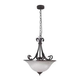 Oriel Lighting Indoor Pendants Oriel Gaston II 3LT Single Bronze Lights-For-You OL65963BZ