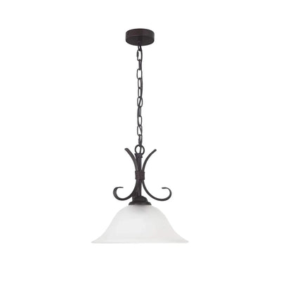 Oriel Lighting Indoor Pendants Oriel Gaston II Single Bronze Traditional Lights-For-You OL65951BZ