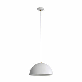 Oriel Lighting Indoor Pendants Oriel Lexi.35 Dome Pendant Light Lights-For-You OL64920/35WH