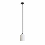 Oriel Lighting Indoor Pendants Oriel Lighting Arley Ribbed Glass Pendant Black Lights-For-You OL63859BK