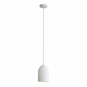 Oriel Lighting Indoor Pendants Oriel Lighting Arley Ribbed Glass Pendant White Lights-For-You OL63859WH