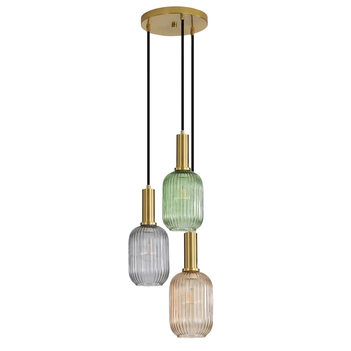 Oriel Lighting Indoor Pendants Oriel Lighting Luxe Trilight 3lt Lights-For-You OL63753/13MX