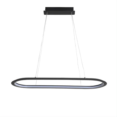 Oriel Lighting Indoor Pendants Oriel Ovale CTS LED Pendant Lights-For-You OL60860/80BK