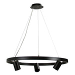 Oriel Lighting Indoor Pendants Pano Pendant Light 3Lt in Black Lights-For-You OL56093BK 9324879219969