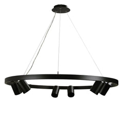 Oriel Lighting Indoor Pendants Pano Pendant Light 6Lt in Black Lights-For-You OL56096BK 9324879219976