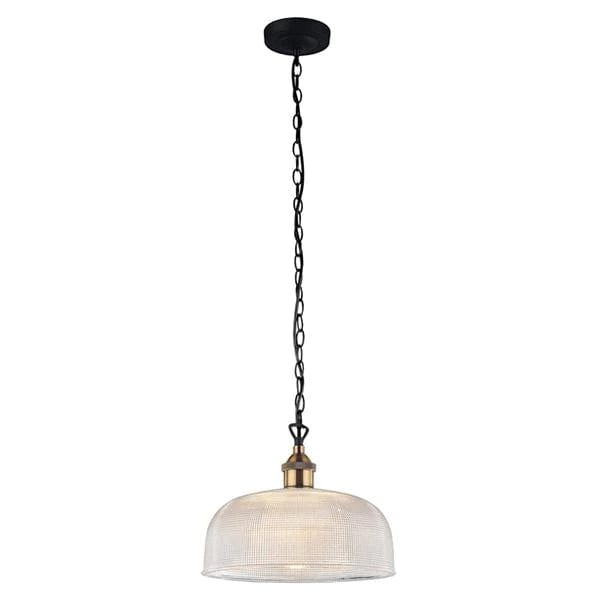 Oriel Lighting Indoor Pendants Retro Pendant Light in Clear, Amber Or Blue Lights-For-You OL62255/27CL 9324879205474