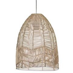 Oriel Lighting Indoor Pendants Serang 35 Cane Pendant Shade Only in Natural, Black or White Lights-For-You