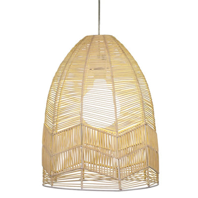 Oriel Lighting Indoor Pendants Serang 35 Cane Pendant Shade Only in Natural, Black or White Lights-For-You