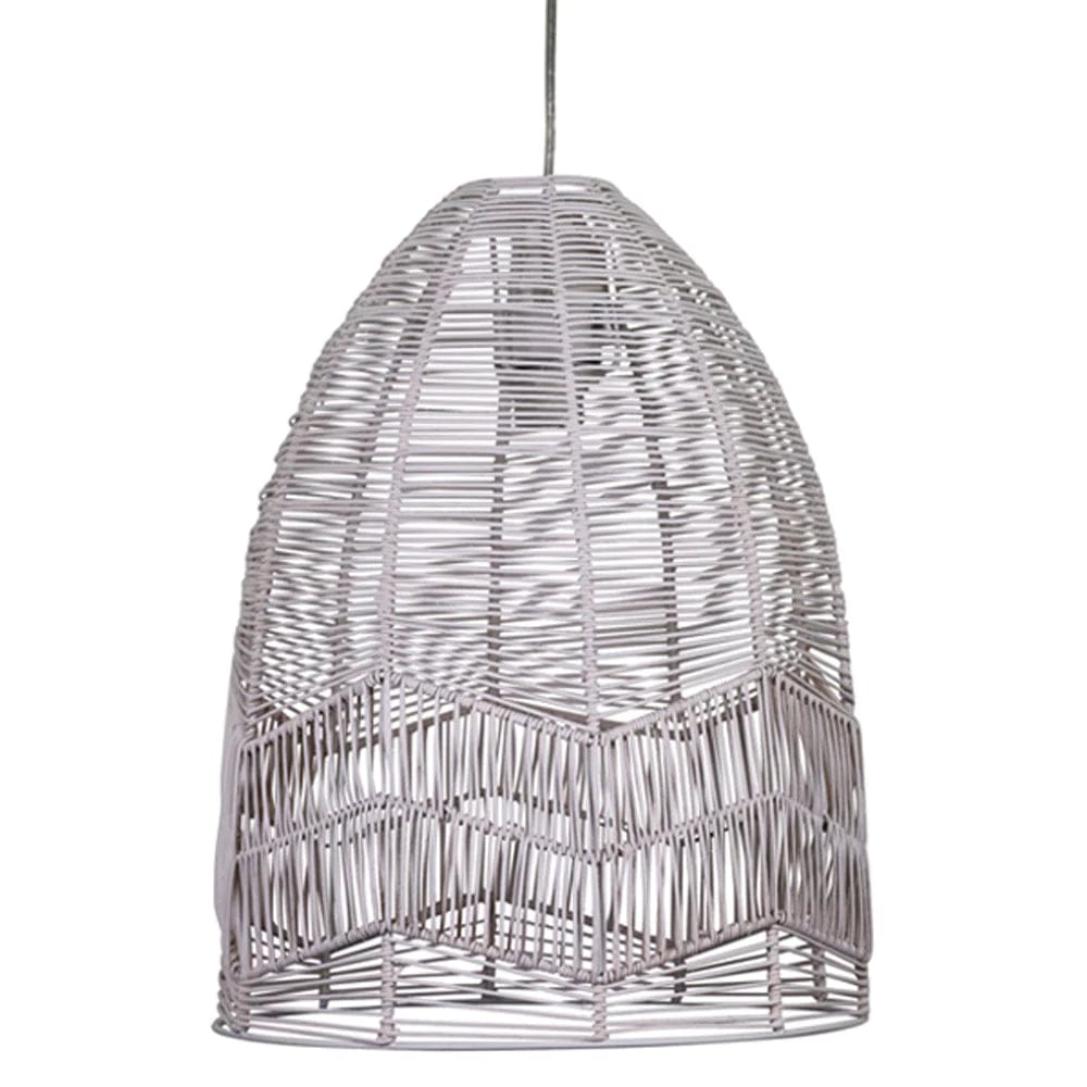 Oriel Lighting Indoor Pendants Serang 35 Cane Pendant Shade Only in Natural, Black or White Lights-For-You