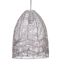 Oriel Lighting Indoor Pendants Serang 35 Cane Pendant Shade Only in Natural, Black or White Lights-For-You