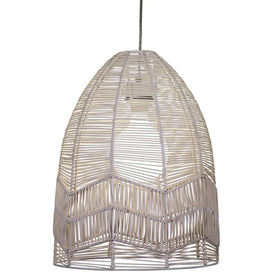 Oriel Lighting Indoor Pendants Serang 35 Cane Pendant Shade Only in Natural, Black or White Lights-For-You