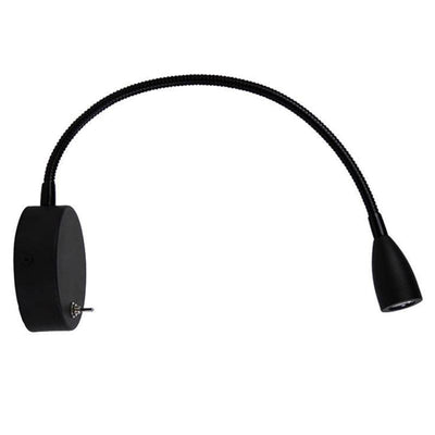 Oriel Lighting Indoor Wall Lights Flexi LED Wall Light 3w Lights-For-You UA50913BK 9324879215510