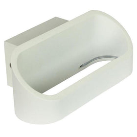 Oriel Lighting Indoor Wall Lights Osprey Wall Light LED in Matt White Lights-For-You UA52393WH 9324879214209