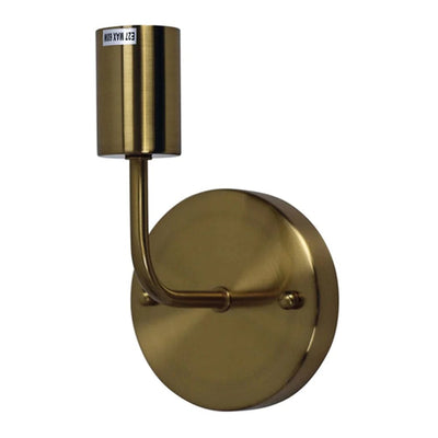 Oriel Lighting Indoor Wall Lights Pip Indoor Wall Light 1Lt in Brushed Brass, Black or White Lights-For-You OL69288BB 9324879222396