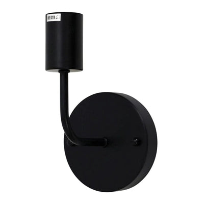 Oriel Lighting Indoor Wall Lights Pip Indoor Wall Light 1Lt in Brushed Brass, Black or White Lights-For-You OL69288BK 9324879222372