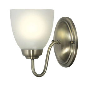 Oriel Lighting Indoor Wall Lights Rochester Traditional Glass Indoor Wall Light 1Lt Lights-For-You