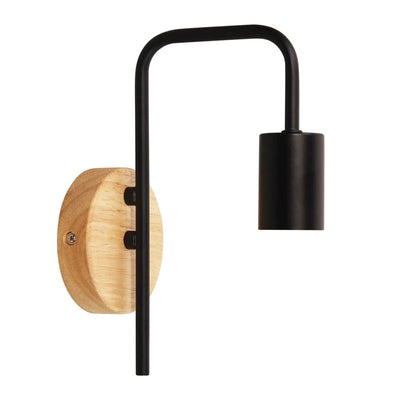 Oriel Lighting Indoor Wall Lights Scandi Indoor Wall Light in Black, White or Satin Brass Lights-For-You