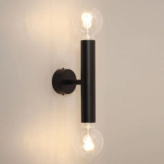 Oriel Lighting Indoor Wall Lights Black Toli Twin Indoor LED Wall Light Lights-For-You OL54402BK