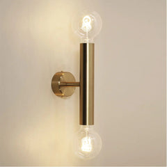Oriel Lighting Indoor Wall Lights Satin Brass Toli Twin Indoor LED Wall Light Lights-For-You OL54402SB
