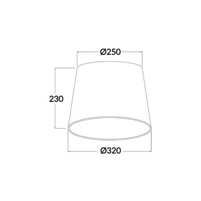 Oriel Lighting Lamp Shades D.I.Y. Slant Lampshade Lights-For-You