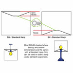 Oriel Lighting Lamp Shades Oriel Lighting 40cm Poly Cotton Drum Shade White Lights-For-You OL91961WH