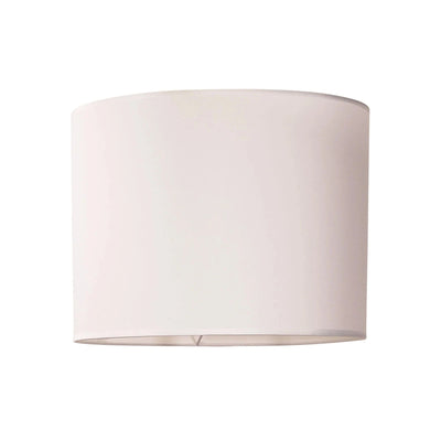 Oriel Lighting Lamp Shades Oriel Lighting 40cm Poly Cotton Drum Shade White Lights-For-You OL91961WH