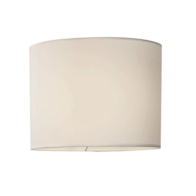 Oriel Lighting Lamp Shades Oriel Lighting 40cm Poly Cotton Drum Shade White Lights-For-You OL91961WH