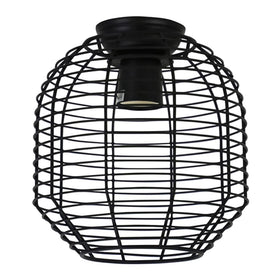 Oriel Lighting Metal Shade Eve 18 wire Retro Industrial DIY Shade Lights-For-You OL2543BK 9324879216661