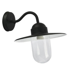 Oriel Lighting Outdoor Wall Lights Alley Wall Light in Black or Copper Lights-For-You OL7880BK 9324879208406