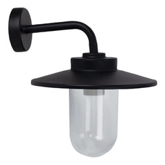 Oriel Lighting Outdoor Wall Lights Anzio Outdoor Wall Light 1Lt in Black or White Lights-For-You OL7643BK 9324879223270