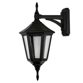 Oriel Lighting Outdoor Wall Lights Ibiza Outdoor Coach Light 1L Lights-For-You SG70420BK 9324879212199