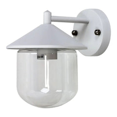 Oriel Lighting Outdoor Wall Lights Monza Outdoor Wall Light 1Lt Lights-For-You OL7240WH 9324879222853