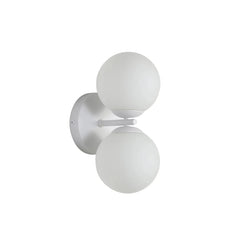 Oriel Lighting Outdoor Wall Lights Oriel Oberon.2 IP44 Wall Light Lights-For-You OL54292WH