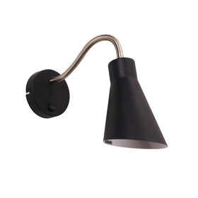 Oriel Lighting Outdoor Wall Lights Oriel Thor Switched Flexible Wall Light Lights-For-You OL53935BK