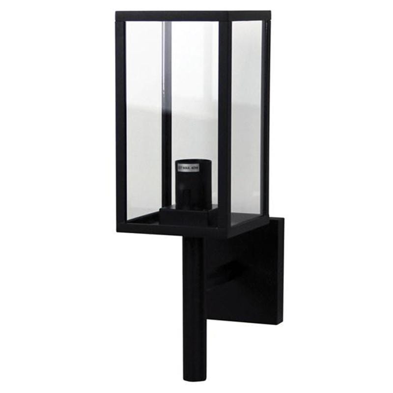 Oriel Lighting Outdoor Wall Lights Pandora Outdoor Wall Light in Black Lights-For-You OL7844BK 9324879215978