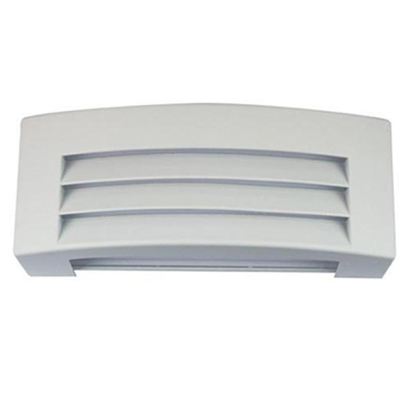 Oriel Lighting Outdoor Wall Lights Visor Outdoor Bulkhead, Wall Light Lights-For-You OL7816WH 9324879208413