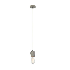 Oriel Lighting Pendant Light Grey Industrial Simple Concrete Finish Pendant Lights-For-You OL64721