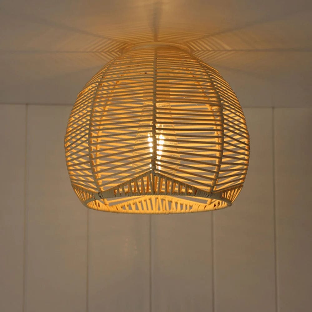 Oriel Lighting Pendant Shade Natural Accessories - Koga.25 Rattan Cane Shade Only Small in Natural Lights-For-You OL64471/25