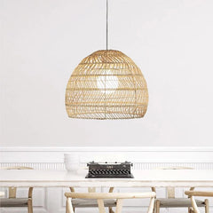 Oriel Lighting Pendant Shade Natural Mette 47 Cane Woven Rattan Shade Lights-For-You OL64469/47
