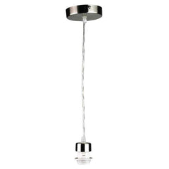 Oriel Lighting Pendant Shade Brushed Chrome Parti Accessories Pendant Suspension Lights-For-You OL69253BC