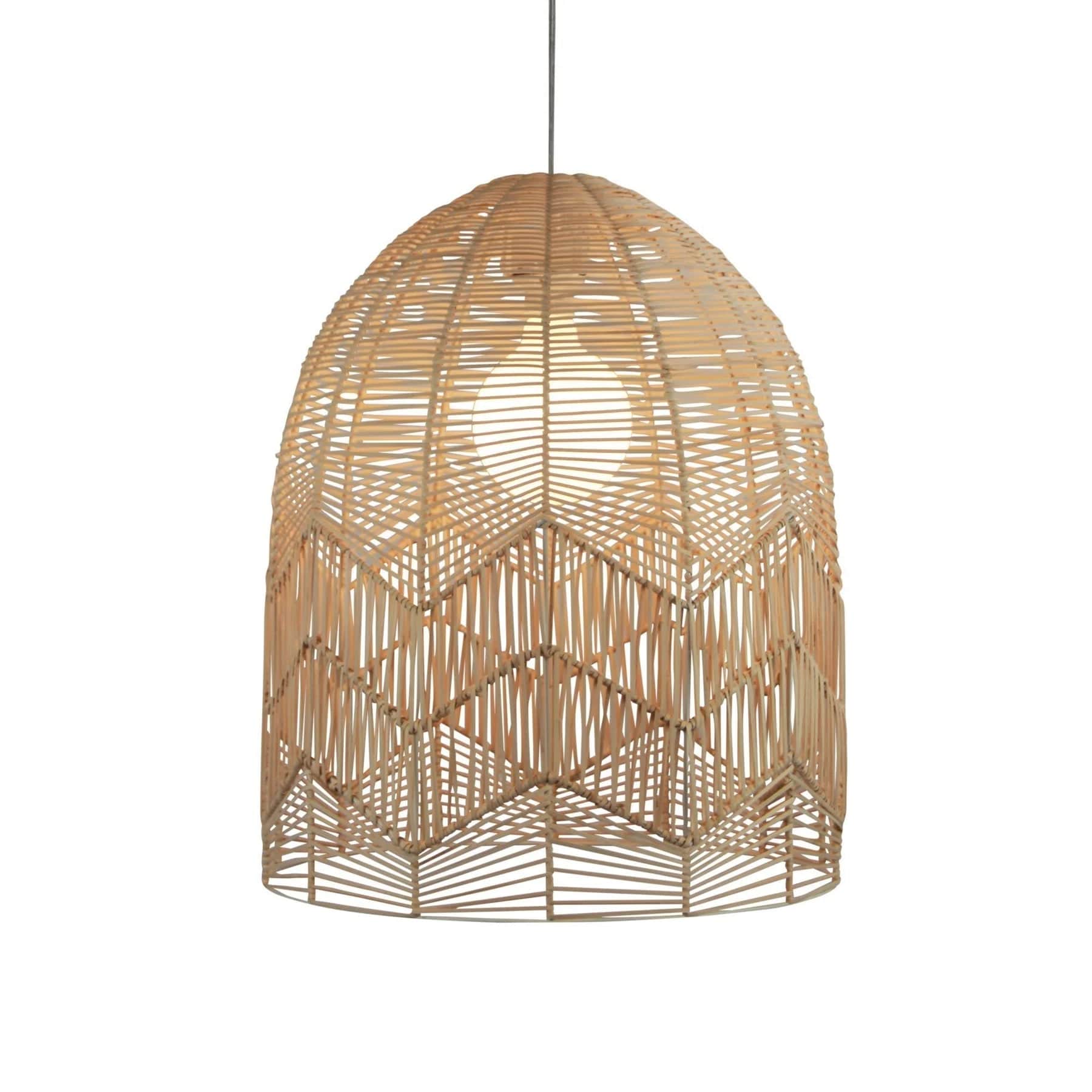 Oriel Lighting Pendant Shades 1 Light Rattan Cane Pendant Shade Lights-For-You OL-OL64455