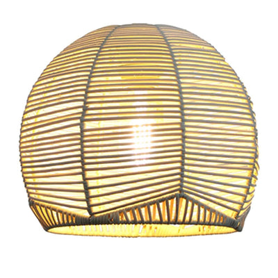 Oriel Lighting Pendant Shades Accessories - Koga.25 Rattan Cane Shade Only Small in Natural Lights-For-You OL64471/25 9324879221771