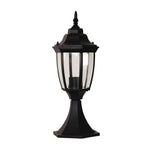 Oriel Lighting Pillar Mount Oriel Highgate Newell Black Pillar Lights-For-You OL7667BK