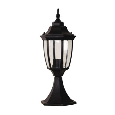 Oriel Lighting Pillar Mount Oriel Highgate Newell Black Pillar Lights-For-You OL7667BK