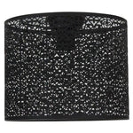 Oriel Lighting Shade Bursa DIY Shade in Black/White/Chrome Lights-For-You OL2267BK 9324879216159