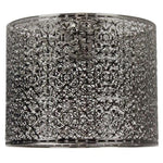 Oriel Lighting Shade Bursa DIY Shade in Black/White/Chrome Lights-For-You OL2267CH 9324879216166