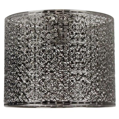 Oriel Lighting Shade Bursa DIY Shade in Black/White/Chrome Lights-For-You OL2267CH 9324879216166