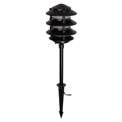 Oriel Lighting Spike Lights Pavillion DIY Garden Spike Light 1Lt Lights-For-You OL7738BK 9324879222020