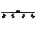 Oriel Lighting Spot Lights Yarra Spot Light Wall Mounted 4 Lights Lights-For-You OL58811/4BK 9324879217330